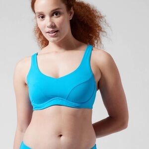 NWT ATHLETA BONDI 36 BC BRA CUP BIKINI TOP UNDERWIRE - ADJUSTABLE FIT QUICK DRY